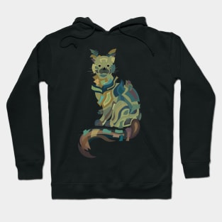 CAT STYLIZED ART Hoodie